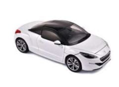 2013 Peugeot RCZ, white with matt black roof