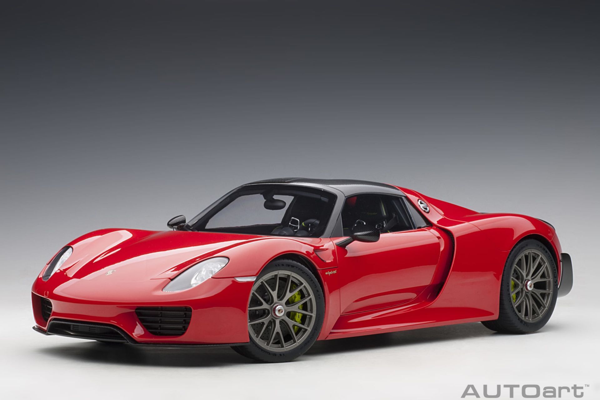 1:12 ÖLÇEK AUTOART - PORSCHE - 918 SPYDER WEISSACH PACKAGE 2013