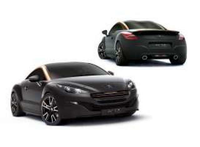 2012 Peugeot RCZ R, black/gold