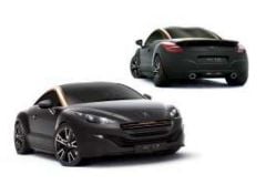 2012 Peugeot RCZ R, black/gold