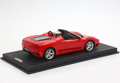 1/18 BBR Ferrari 360 Modena Spider manual gear Rosso Corsa - Beige