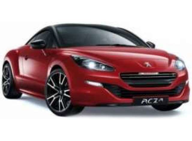 2013 Peugeot RCZ-R, red with matt black roof