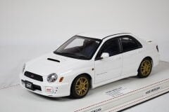 1/18 AUTOART  SUBARU NEW AGE IMPREZA WRX STI WHITE SEDAN