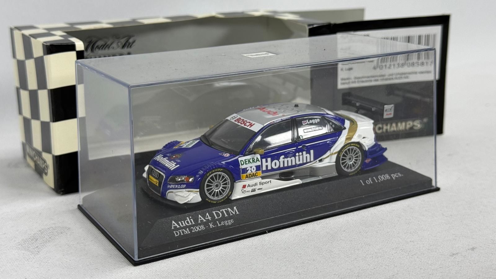 MINICHAMPS - AUDI - A4 HOFMUHL DTM 2008 K.LEGGE
