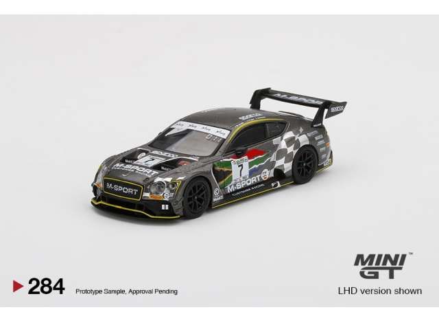 1/64 Bentley Continental GT3 #7 M-Sport 2020 International GT Challenge Kyalami 9H.