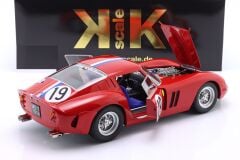 KK-SCALE - FERRARI - 250 GTO 3.0L V12 COUPE TEAM PIERRE NOBLET N 19 2nd 24h LE MANS 1962 JEAN GUICHET - PIERRE NOBLET