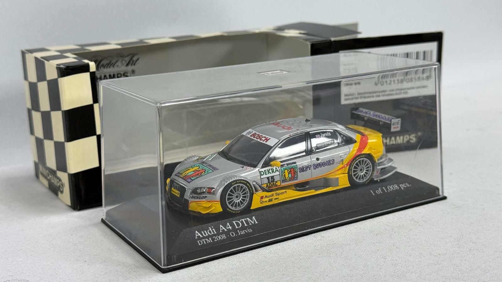 MINICHAMPS - AUDI - A4 BEST BUDDIES N 15 DTM 2008 O.JARVIS