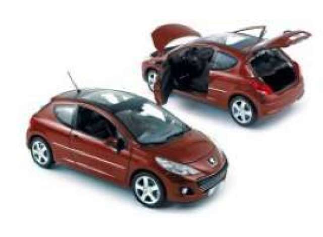 2009 Peugeot 207, red erythree