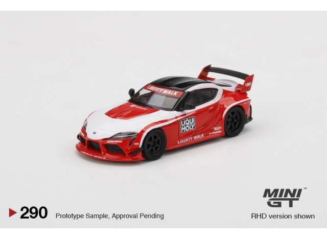1/64 LB Works Toyota GR Supra, red/white