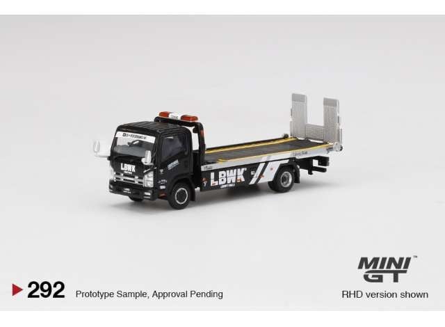 1/64 Isuzu N-series vehicle Transporter *LBWK*, black