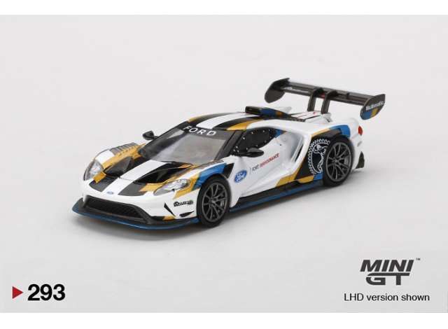 1/64 Ford GT MK II *Ford Performance* Pebble Beach*, white/blue/orange
