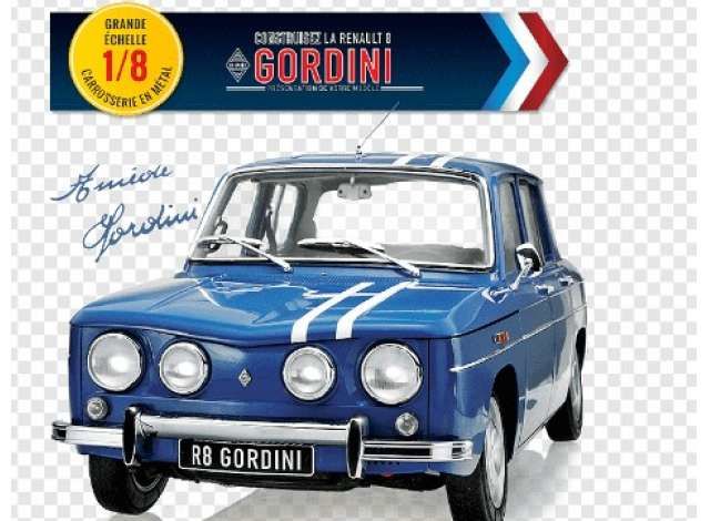 1/8 Renault 8 Gordini Building parts window mechanism and the handle of the driver's door NR 72