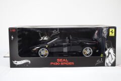 1/18 MATTEL HOT WHEELS - FERRARI - F430 SPIDER 2005 - SEAL - PERSONAL CAR