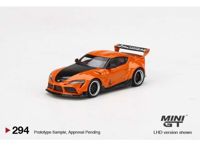 1/64 Pandem Toyota GR Supra V1.0, orange/black
