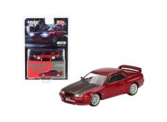 1/64 Nissan GT-R R32 Red Pearl with BBS LM Wheel, red