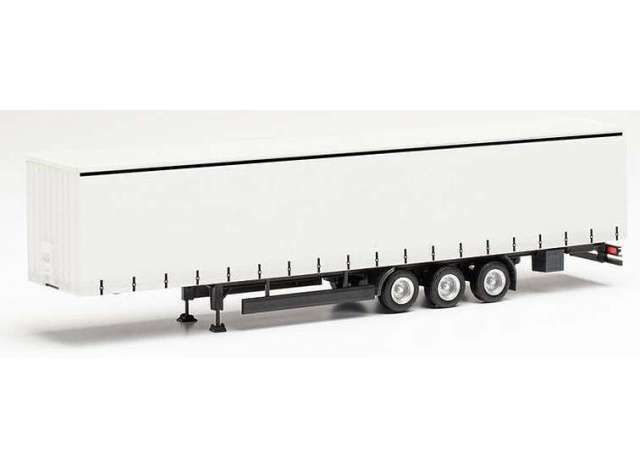 1/87 trailer with tarpaulin 15m, white