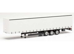 1/87 trailer with tarpaulin 15m, white