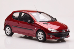 1/18 OTTO Peugeot 206 S16 Red - OT1039