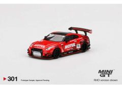 Cancelled by Manufacturer !!  1/64 LB WORKS Nissan GT-R R35 Type 2 Rear Wing ver 3 Infinite *MOTUL*, red