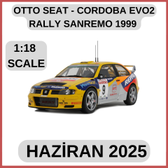 OTTO-MOBILE - SEAT - CORDOBA EVO2 WRC N 9 RALLY SANREMO 1999 HARRI ROVANPERA - RISTO PIETILAINEN