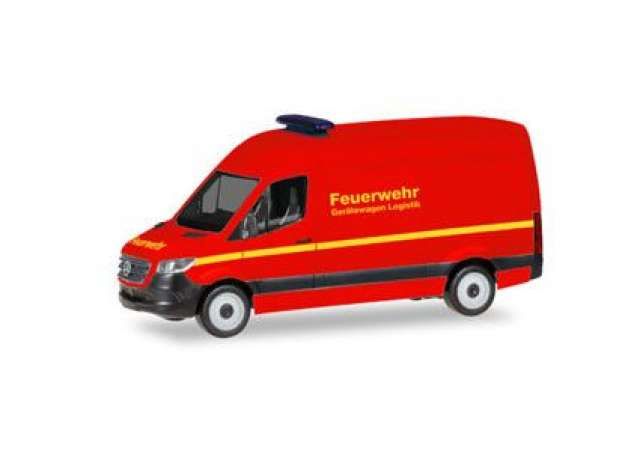 1/87 Mercedes Benz Sprinter HD Fire Department, red