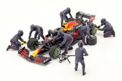 formula 1 Pit Crew characters set #2 Team Blue 1:18 American Diorama