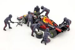 formula 1 Pit Crew characters set #2 Team Blue 1:18 American Diorama