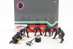 formula 1 Pit Crew characters set #2 Team Blue 1:18 American Diorama