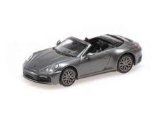 1/87 2019 Porsche 911 (992) Carrera 4S Cabriolet, grey