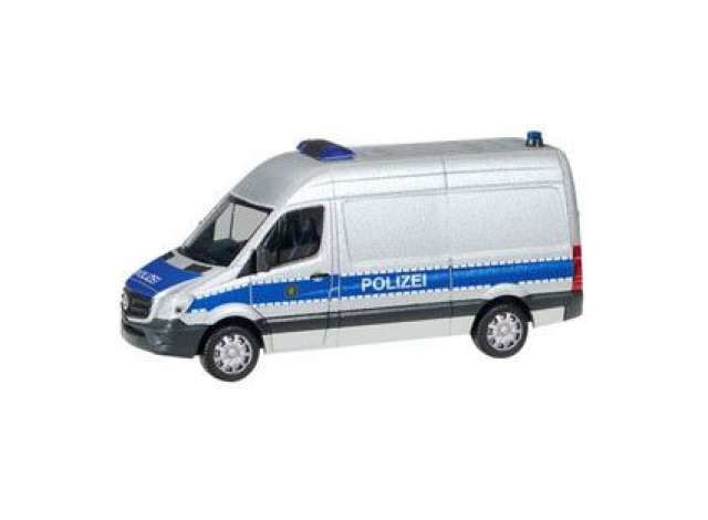 1/87 Mercedes Benz Sprinter Police Saxony, blue/silver