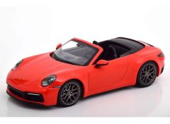 1/87 2019 Porsche 911 (992) Carrera 4S Cabriolet, red