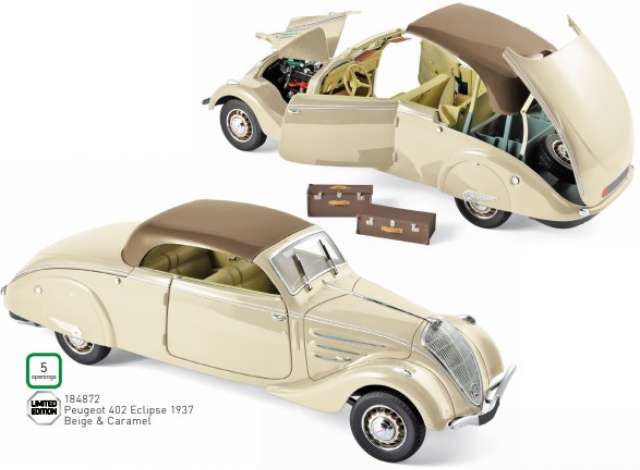 1937 Peugeot 402 Eclipse, beige/caramel
