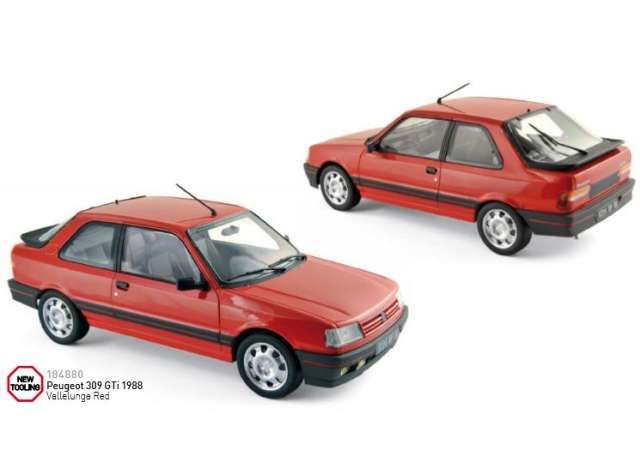 1998 Peugeot 309 GTi , red