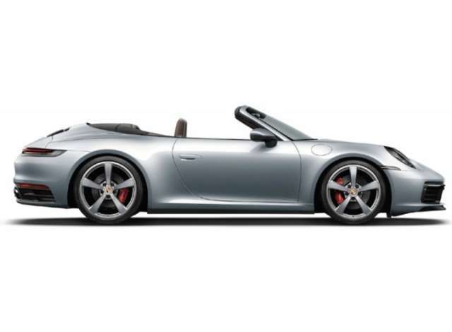 1/87 2019 Porsche 911 (992) Carrera 4S Cabriolet, silver