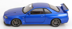 1/12 KK SCALE Nissan R34 Skyline GT-R V-Spec II Bayside Blue - KKDC120211-1