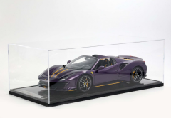 1/12 BBR-MODELS Ferrari 488 Pista Spider Open roof Viola Hong Kong - Yellow