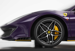 1/12 BBR-MODELS Ferrari 488 Pista Spider Open roof Viola Hong Kong - Yellow