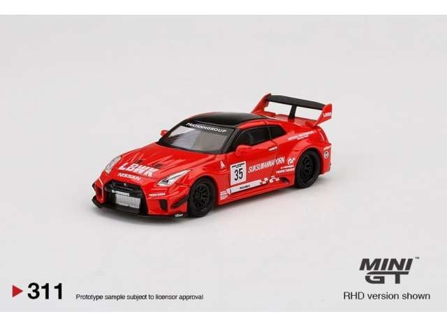 1/64 LB Silhouette Works GT Nissan 35GT-RR ver. 1 #35 *LBWK*, red/black