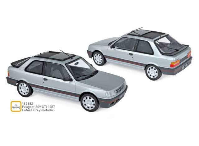 1987 Peugeot 309 GTi, futura grey metallic