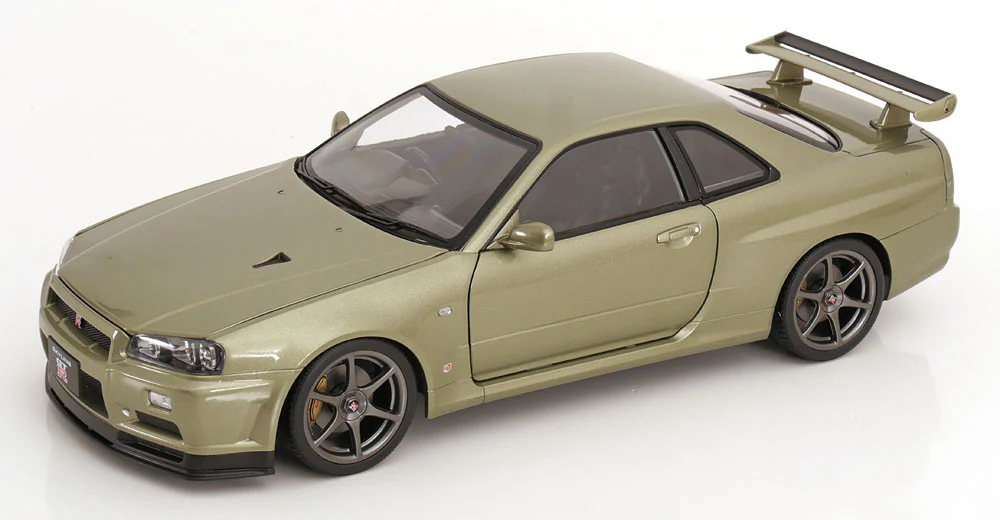 1/12 KK SCALE Nissan R34 Skyline GT-R V-Spec Nur Millennium Jade - KKDC120212-1