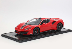 1/12 Ferrari 488 Pista Spider Open roof Rosso Corsa - striscia nero argento