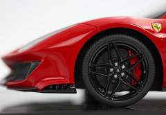 1/12 Ferrari 488 Pista Spider Open roof Rosso Corsa - striscia nero argento