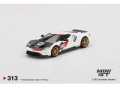 1/64 Ford GT 2021 Ken Miles Heritage version #98, white/black