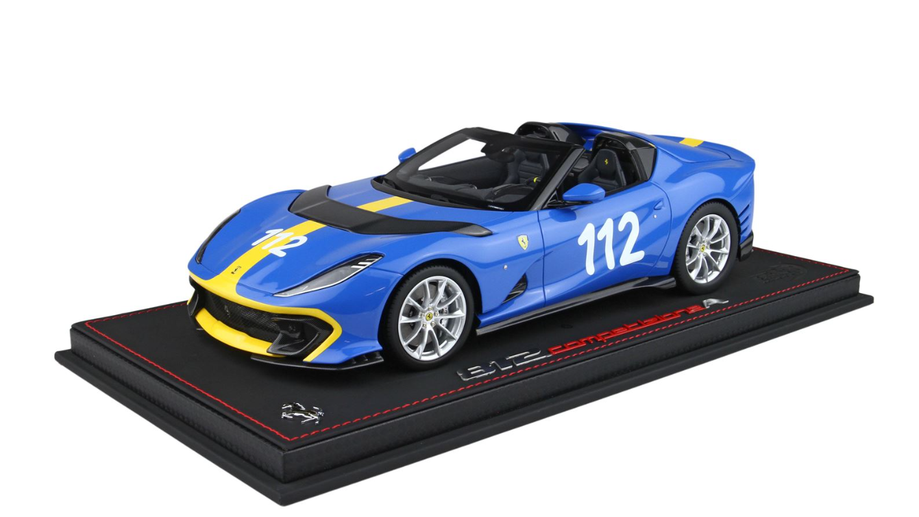 BBR-MODELS Ferrari 812 Competizione A French Racing Blue