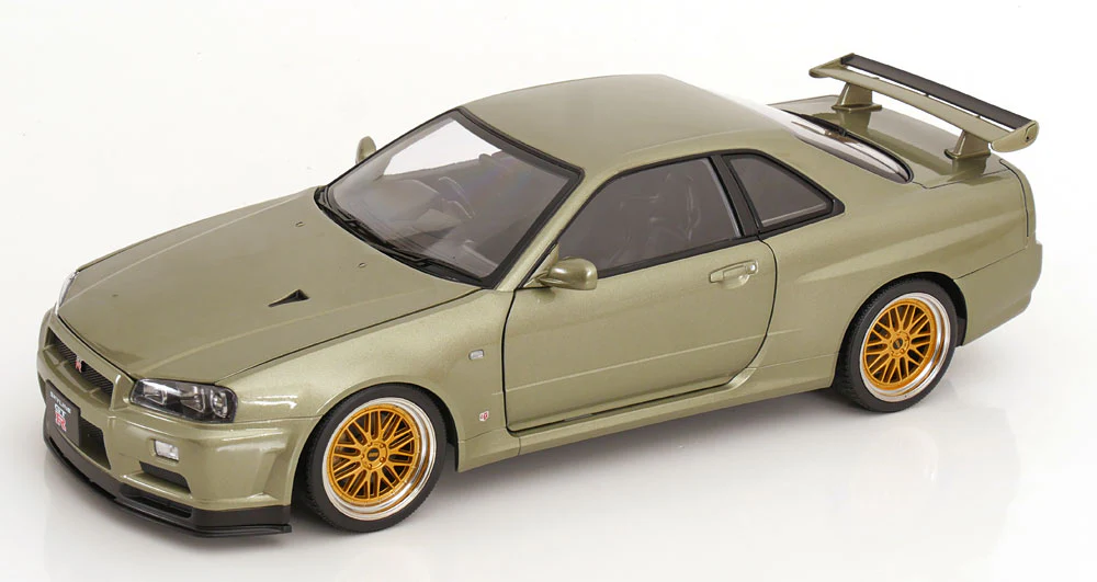 1/12 KK SCALE Nissan R34 Skyline GT-R V-Spec Nur Millennium Jade - KKDC120212-2