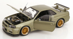1/12 KK SCALE Nissan R34 Skyline GT-R V-Spec Nur Millennium Jade - KKDC120212-2