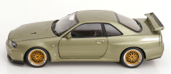1/12 KK SCALE Nissan R34 Skyline GT-R V-Spec Nur Millennium Jade - KKDC120212-2