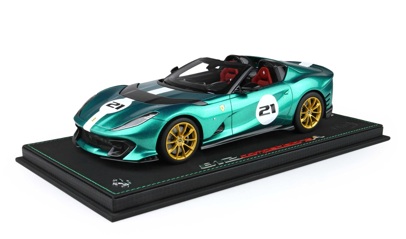 BBR-MODELS Ferrari 812 Competizione A Green Jewel