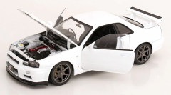 1/12 KK SCALE Nissan R34 Skyline GT-R V-Spec II White - KKDC120213-1