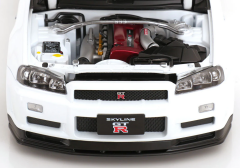1/12 KK SCALE Nissan R34 Skyline GT-R V-Spec II White - KKDC120213-1